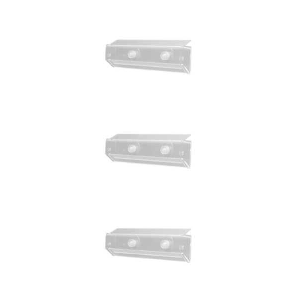 1/2/3/5 Multi hårförlängningshållare Wigsrack vägg Transparent 30.5 x 7.6 x 4.6cm 3Set
