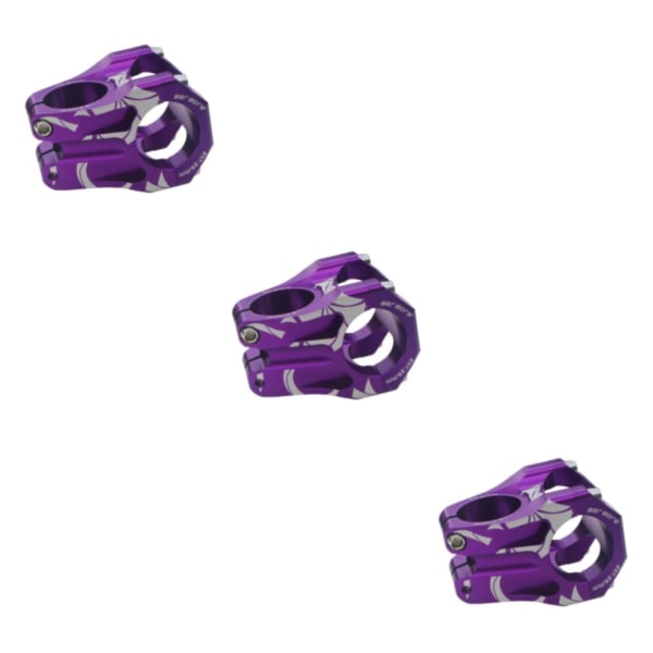 1/2/3/5 35mm Bike Short Stem För Cykeldelar för cykling För Purple 31.8mm 3Set