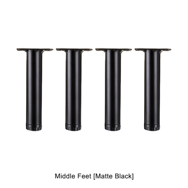 1/2/3/5 4pack/lot Trigon Möbelfötter Rejäla och hållbara ben Mid-Feet Matte Black 1Set