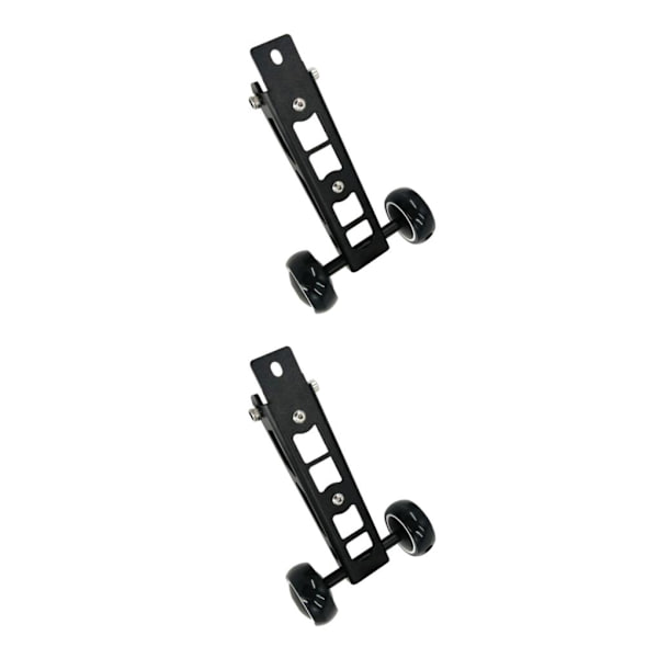 1/2/3 hopfällbar cykel Easywheel För cykelhållare för Birdy Black 2PCS