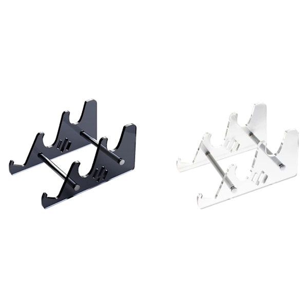 1/2/3/5 förvaring och displayställ för mekaniskt tangentbord Enkelt black 5Set