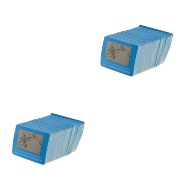 1/2/3 100 stycken Premium hårt polariserat testpappers kortlins 2Set