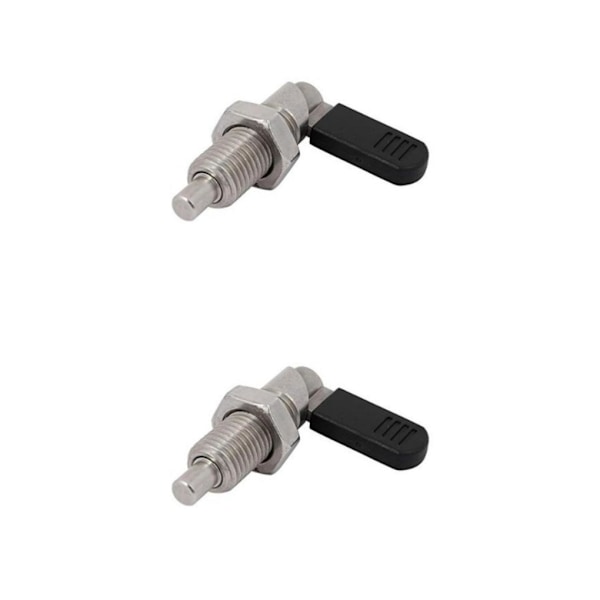1/2/3/5 1x Indexeringskolvar L Typ Rostfria Låsbultar Fin Silver M16-6 2Set