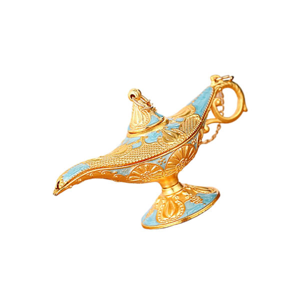 1/2/3/5 Aladdin Lamp Genie Costume Light Art Craft Classic Gold Light Blue 8.5x3x3.5cm 1Set