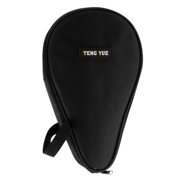 1/2 Bordtennisracket För Ping Pong Paddle Bag Cover Ball Black 1 Pc