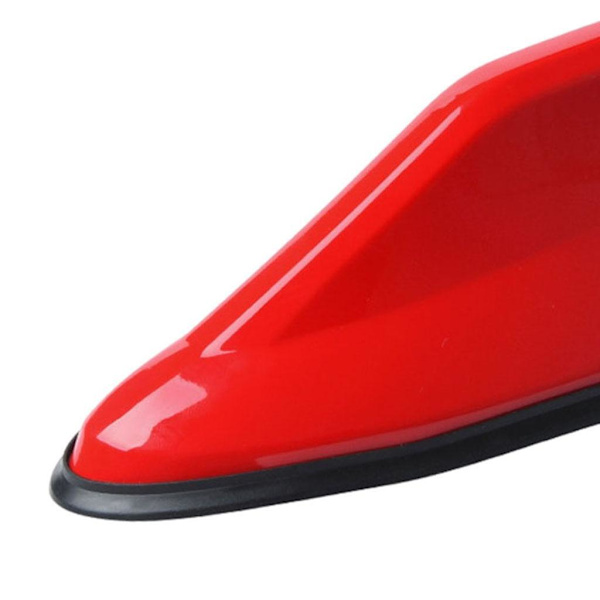 1/2 Shark Fin Antenn Universal Bil Dekorativ Vattentät Auto red 1Set