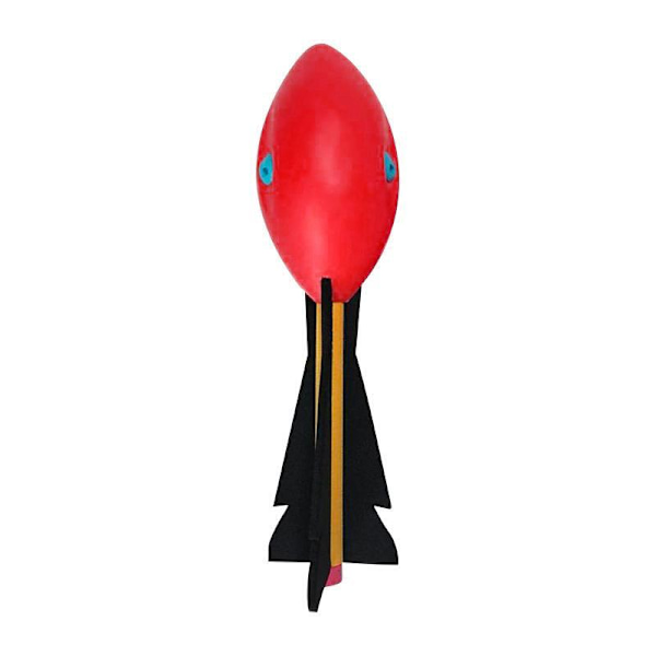Howler Toy Whistler Ball visslande inomhus utomhus kul kasta red 32cm