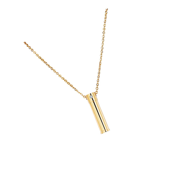 1/2/3 Urn Halsband Keepsake Bar Cylinder för fester Gold 1.50x0.35 Inch 2Set