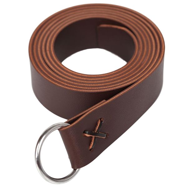 1/2/5 Läder Medieval För Viking Bälte Midjeband Fotorekvisita Coffee Length: 190cm 1Set