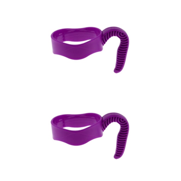 1/2 Non För Slip Vattenkopp Flask Tumlar Handtag Resebil Mugg Purple 20oz 2Set