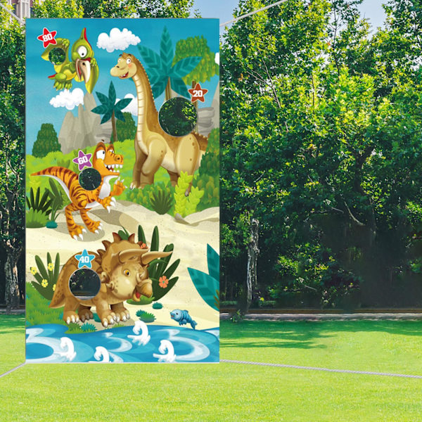 1/2/3 Återanvändbara speluppsättningar Banner Friends Interaction Toss Game Style C 1Set