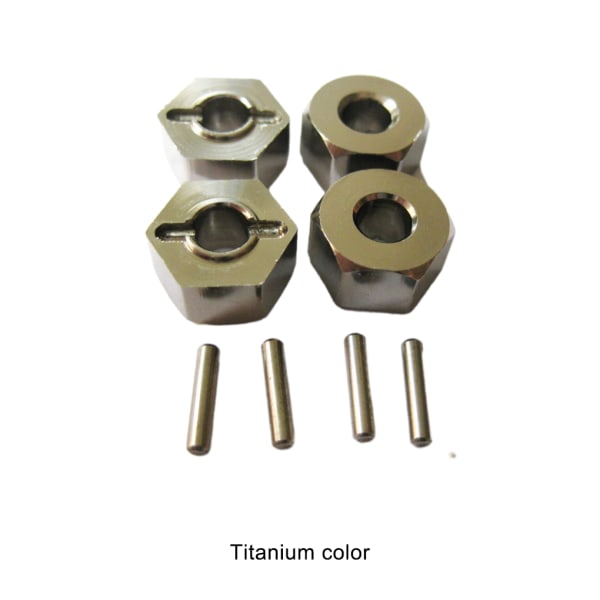 1/2/3/5 4MM hjulfäste för 1/14 LC larvband Hög precision 4MM titanium color 1Set