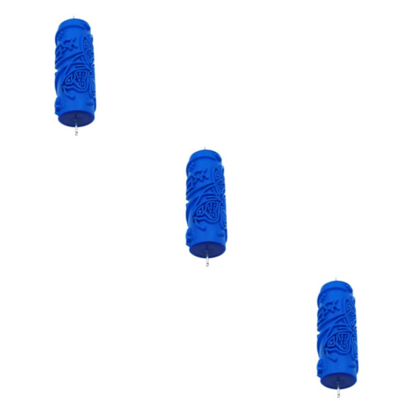 1/2/3 5' präglat mönster färgrulle DIY väggmålningskantskärare Blue Type 081 3Set