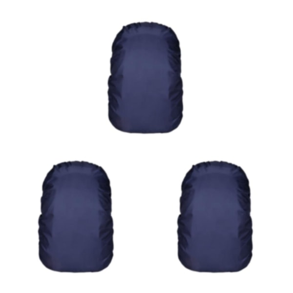 1/2/3/5 Ryggsäck Torrt Vattentätt Cover Unisex för resor Old Blue 3Set