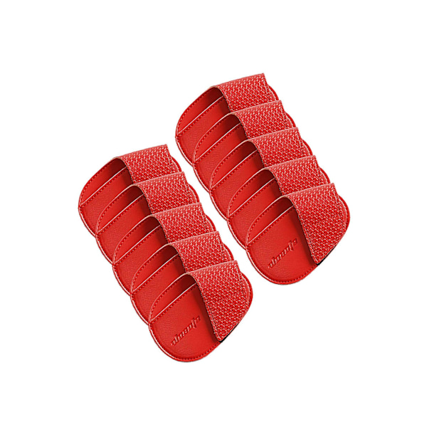 1/2/3 För Golf Head Covers PU Portabelt skydd för idrottare Red Large 10 Pcs 1Set