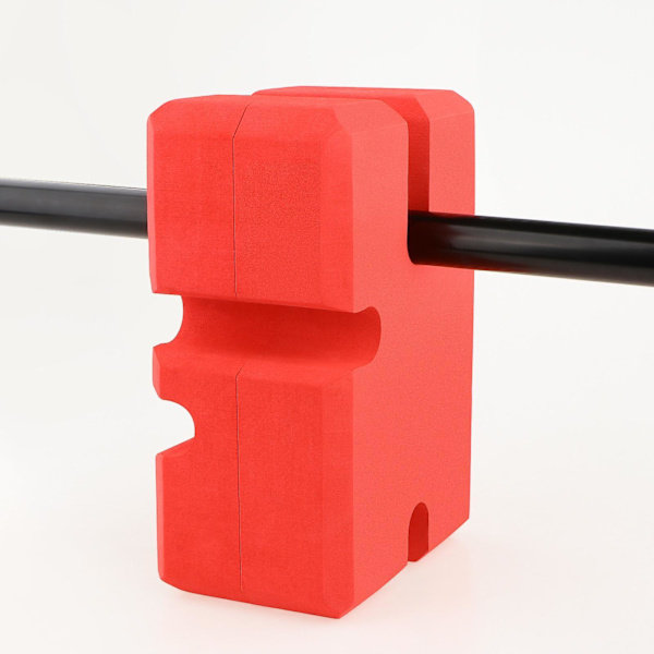 Bänkpress Block Gym Board Fitness Trainer för tyngdlyftning Red L