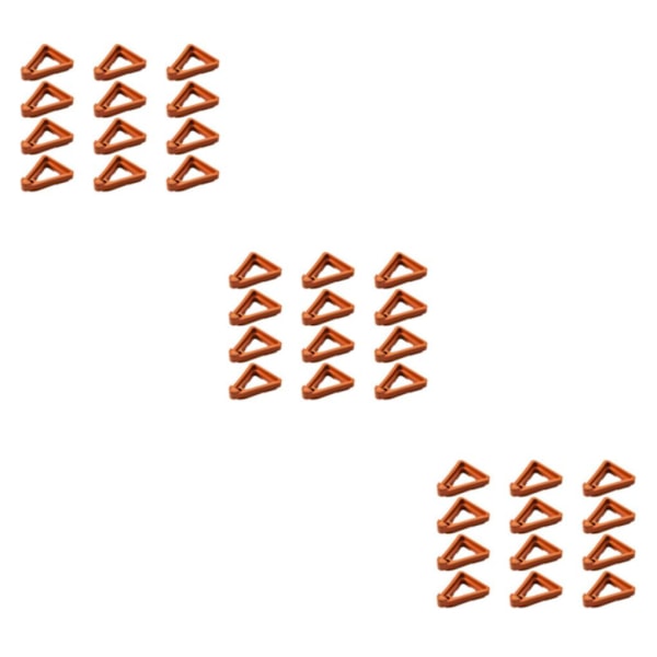 1/2/3/5 12 stycken Lätt och bärbar pottålösning för Small brick red 3Set