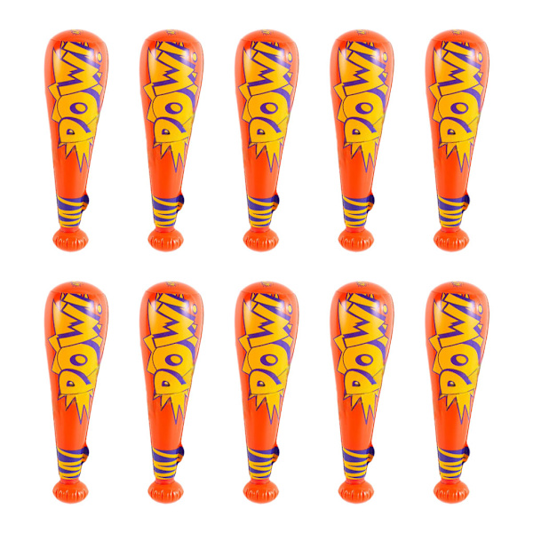1/2/3/5 10-påse uppblåsbar baseboll - leksaker för barn och roliga spel red 5PCS