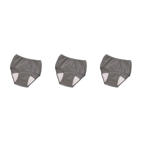 1/2/3/5 Herrblöja Tvättbar Bekväm Vattentät Återanvändbar Light Grey 3L 150CC 3Set