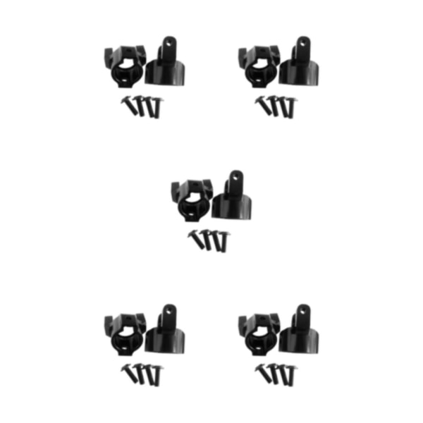1/2/3/5 aluminium C-nav för AXIAL SCX10 högprecisionsaluminium black 5Set