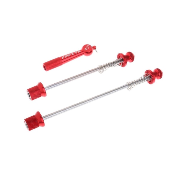 1/3/5 Fram Bak Quick Release Axle För Cykelspett för väg Red 1Set