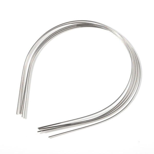 1/2/3/5 10 st Metalltunntrådshuvudband Smidigt för DIY Craft Silver 1.5mm 1Set