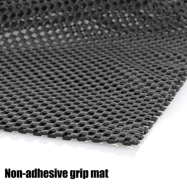 Vattentät Oxfordduk och matta för bil SUV Mjuk hopfällbar Black Non Slip Mat