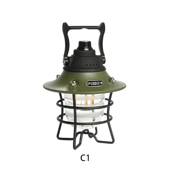 1/3/5 metall LED hängande justerbar tältljus ficklampa USB type1 5PCS