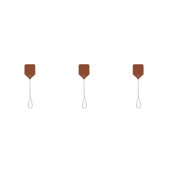 1/3/5 bärbar läderbuggsmättare för effektivt förebyggande brown 3PCS