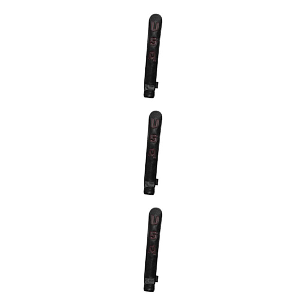 1/2/3/5 PU För Golf Alignment Stick Cover Case Broderad Black Red 33 x 5.5cm 3Set