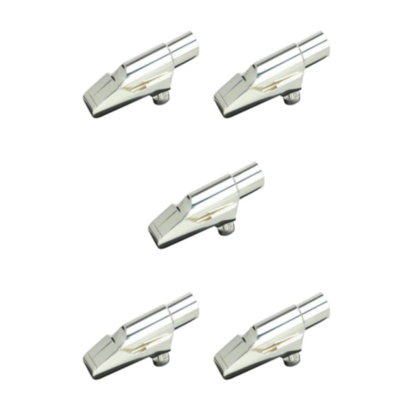 1/2/3/5 Nybörjarvänlig altsaxofonmunstycke med Silver Size 6 5PCS