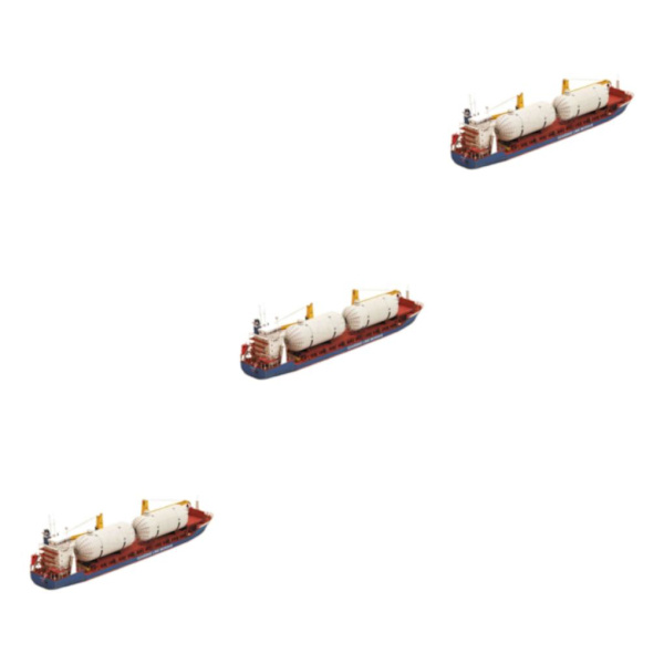 1/3 1:400 Skala Pappersfartyg 3D Pappersmodell Fartyg Barnleksakshem 3Set