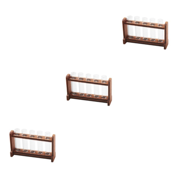 1/2/3 provrör Set Dekoration Tillbehör Dekor Ornament Without Graduate 51 x 14 x 31mm 3Set