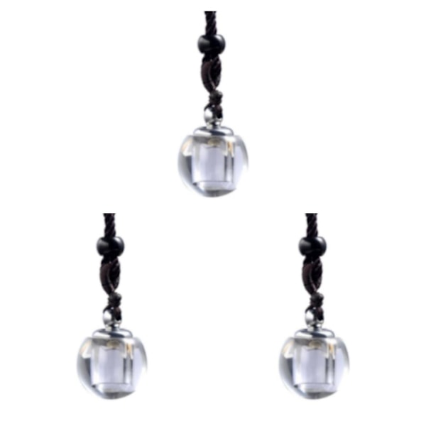 1/2/3/5 Memorial Pendant Halsband Parfymflaska för Ashes spherical 3Set
