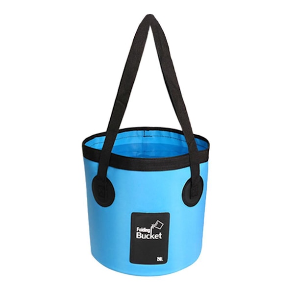 1/2 hopfällbar hopfällbar campinggrill Picknick vattenförvaring Sky Blue 30x27CM 1Set