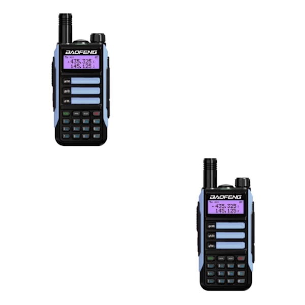 1/2 -16 Way Radio Radio Walkie Vattentät Tvåvägs Tvåvägsradio Blue 2Set