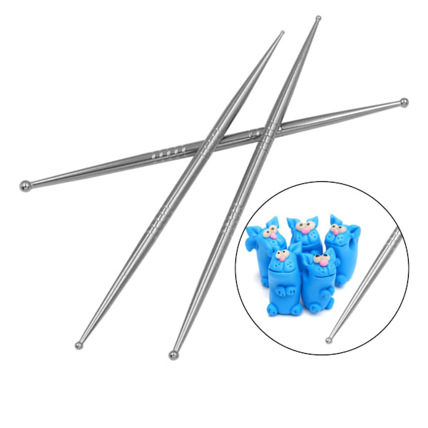 1/2 3 stycken bollpenna Prickverktyg Dubbelhuvudkaka 1Set