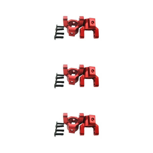 1/2/3/5 aluminium C-nav för AXIAL SCX10 högprecisionsaluminium red 3Set