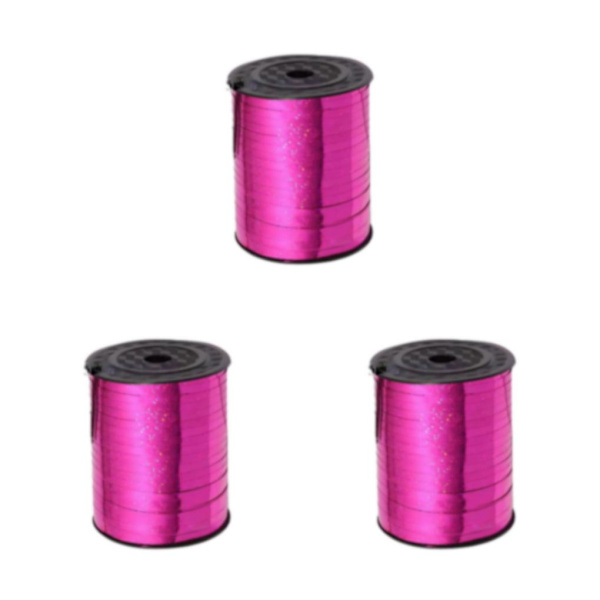 1/2/3/5 Golden Curled Ribbon Plast Robust och hållbar för rose red 3Set