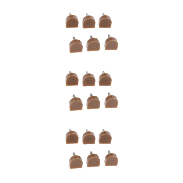 1/2/3/5 3 par Snygga högklackade tips Taps Skoreparation Apricot 14x14mm 3Set