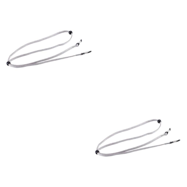 2/3/5 Glasögonrem Non- För Slip Stretchy Universal Rope Grey 26.77 Inch 2Set