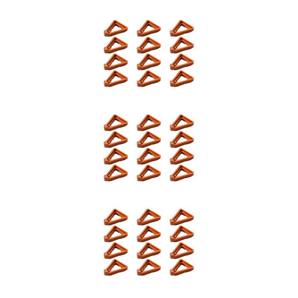 1/2/3/5 12 stycken Lätt och bärbar pottålösning för Small brick red 3Set