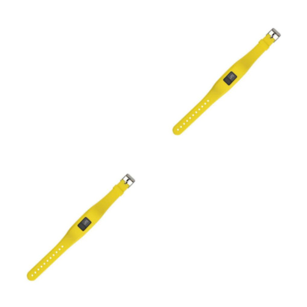 1/2/5 Justerbart Silikon Armbandsspänne för För Garmin Yellow 240*15mm 2Set