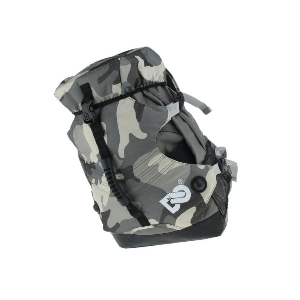 Justerbar vadderad axelrem Quad Skate och inlines Camouflage Grey