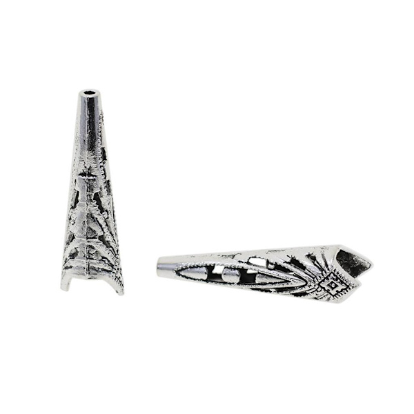 1/2/3 30st Horn Tofs Caps Bead End Cap Charm smycken fynd 1Set