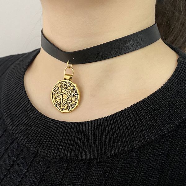 1/3/5 Choker Halsband Unik design för en mångsidig look golden 1 Pc