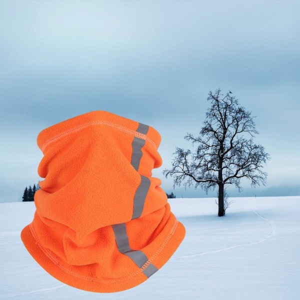 1/2/3 halsdamask Andas vindtät fiskescarf Orange 25x30cm 1Set