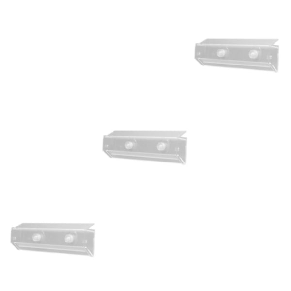 1/2/3/5 Multi hårförlängningshållare Wigsrack vägg Transparent 30.5 x 7.6 x 4.6cm 3Set