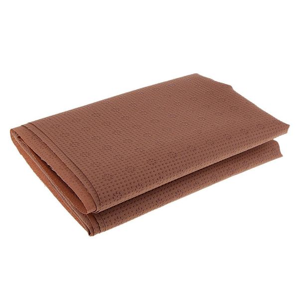 1 meter anti-sladd design polyester gabardin tyg för kudde Brown 100x150cm