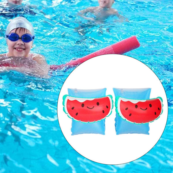 1/2/3/5 2x uppblåsbara armband för barn simärmar flyter Watermelon 15x15x1cm 1Set